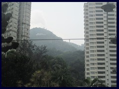 Green mountains seen from Admirality.